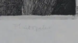 Henk van der Haar - Ets, Fluitspeler kopen? Bied vanaf 30!