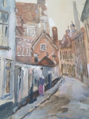 Niet of onleesbaar gesigneerd - Straat in Lier (bij Antwerpen) kopen? Bied vanaf 1!