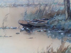 Jan van der Heijden - Hollands polderlandschap met kippen kopen? Bied vanaf 79!