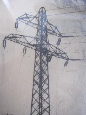 Niet of onleesbaar gesigneerd - Electriciteitsmast in Limburg kopen? Bied vanaf 1!