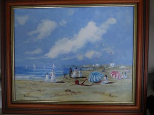 Henk Poeder - strandgezicht bij scheveningen kopen? Bied vanaf 129!