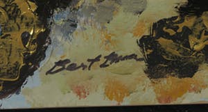 Bert Braam - Acryl op doek, Z.T. kopen? Bied vanaf 1!