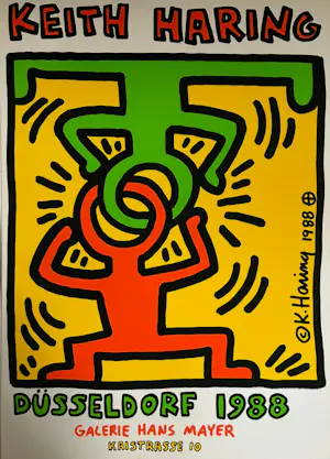 Keith Haring - Düsseldorf 1988 Galerie Hans Mayer kopen? Bied vanaf 125!