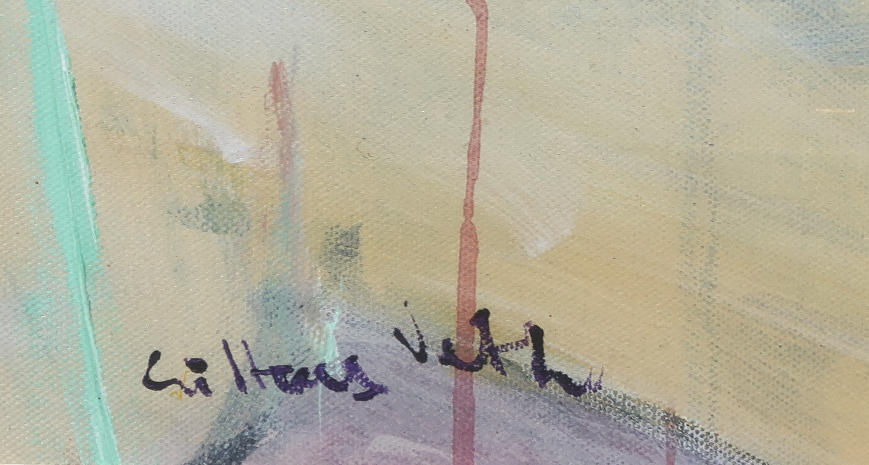 Maarten Giltay Veth - Acryl op papier, Zonder titel - Ingelijst kopen? Bied vanaf 1!