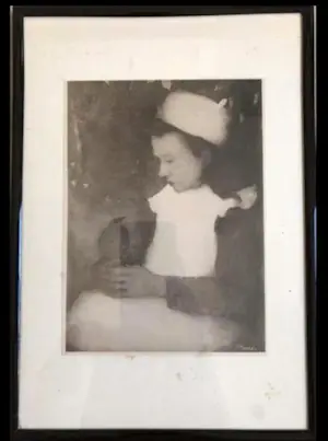 Jan Mankes - Originele Heliogravure Meisje met Lijster 1923 kopen? Bied vanaf 1!