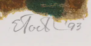 Eric Toebosch - Zeefdruk, Zonder titel - Ingelijst kopen? Bied vanaf 35!