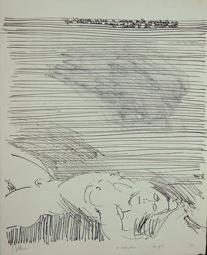 Jaap Hillenius - Lot van vijf litho's, Zonder titel kopen? Bied vanaf 1!