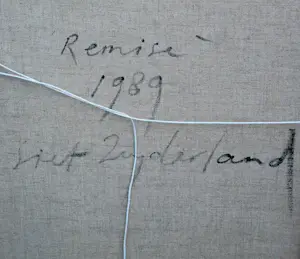 Siet Zuyderland - olieverf op doek: Remise - 1989 kopen? Bied vanaf 699!