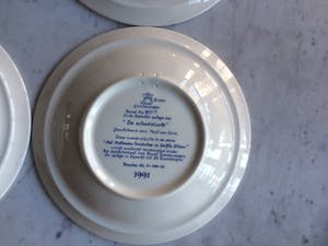 Royal Goedewaagen - 6 Delftsblauwe wandborden kopen? Bied vanaf 10!