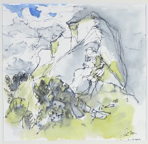 Franscz Witte - Gemengde techniek, Zonder titel kopen? Bied vanaf 1!