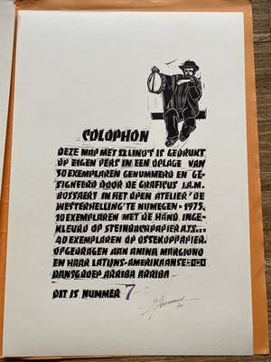 Jozef Bossaert - Map met 12 lino’s Fiesta Arriba kopen? Bied vanaf 125!