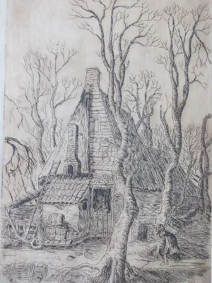 Coen van Os - twee etsen kopen? Bied vanaf 50!