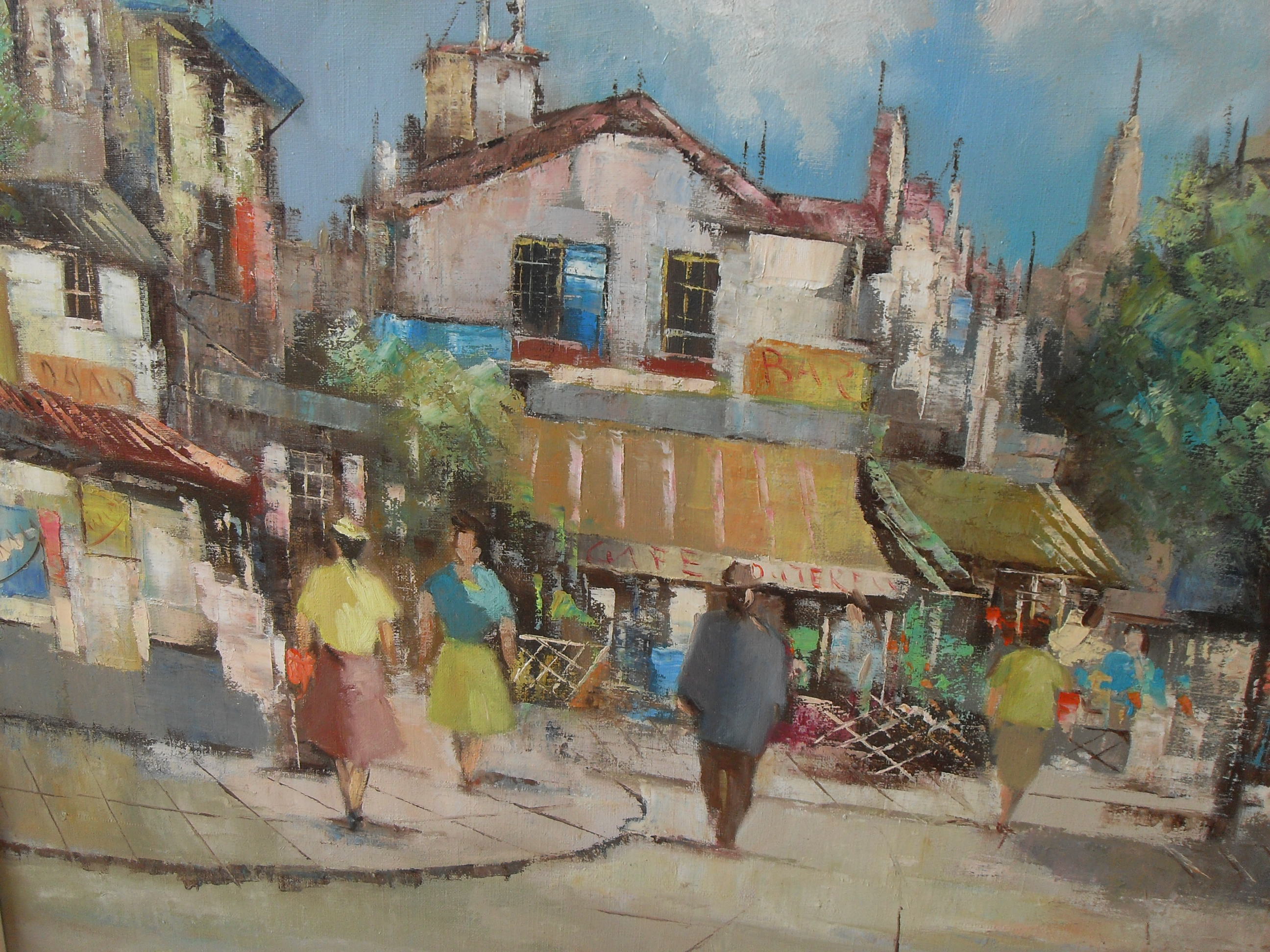 Niet of onleesbaar gesigneerd - Place du Tetre PARIJS  kopen? Bied vanaf 1!