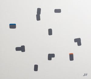 Jack Vissers - Something's Happening (Grey) - acryl op paneel kopen? Bied vanaf 145!