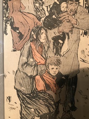 Theophile Alexandre Steinlen - Vluchtelingen kopen? Bied vanaf 75!