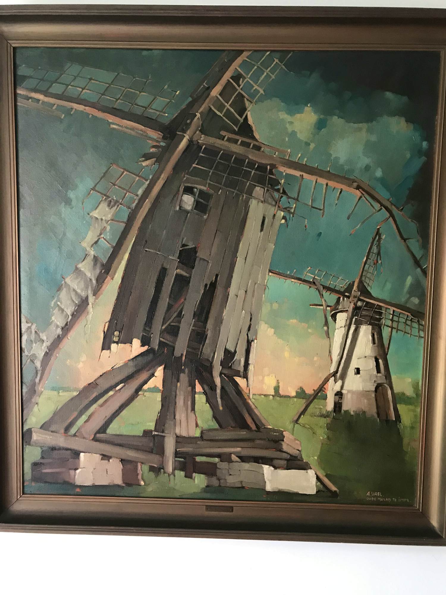 Albert Vael - Molen te Impr verkocht voor € 200!
