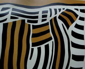 Dick Elffers - zeefdruk: landschap - 1973 kopen? Bied vanaf 55!