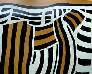 Dick Elffers - zeefdruk: landschap - 1973 verkocht voor € 55!