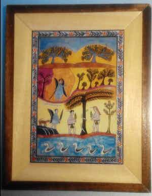 Shalom van Safed - Adam & Eva in het paradijs verkocht voor € 49!