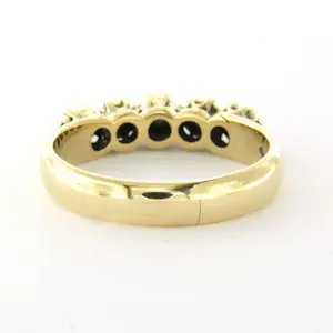 14k geelgouden ring met roos geslepen diamant tot. 0.25ct – G/H - SI kopen? Bied vanaf 360!