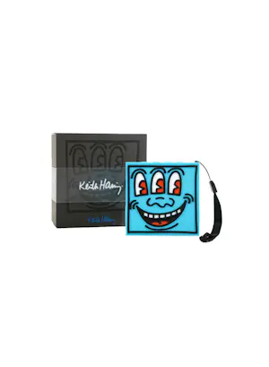 Keith Haring - ToyQube X Keith Haring - 4" SoundQube (Blue) kopen? Bied vanaf 200!