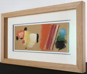 Eugène Brands - Mooie kleurrijke Gouache, gesigneerd en gedateerd, fraai in lijst kopen? Bied vanaf 1390!