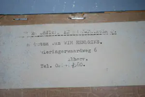 Wim Hendriks - Tuindersschuiten in West-Friesland - gem. techniek 1977 kopen? Bied vanaf 195!