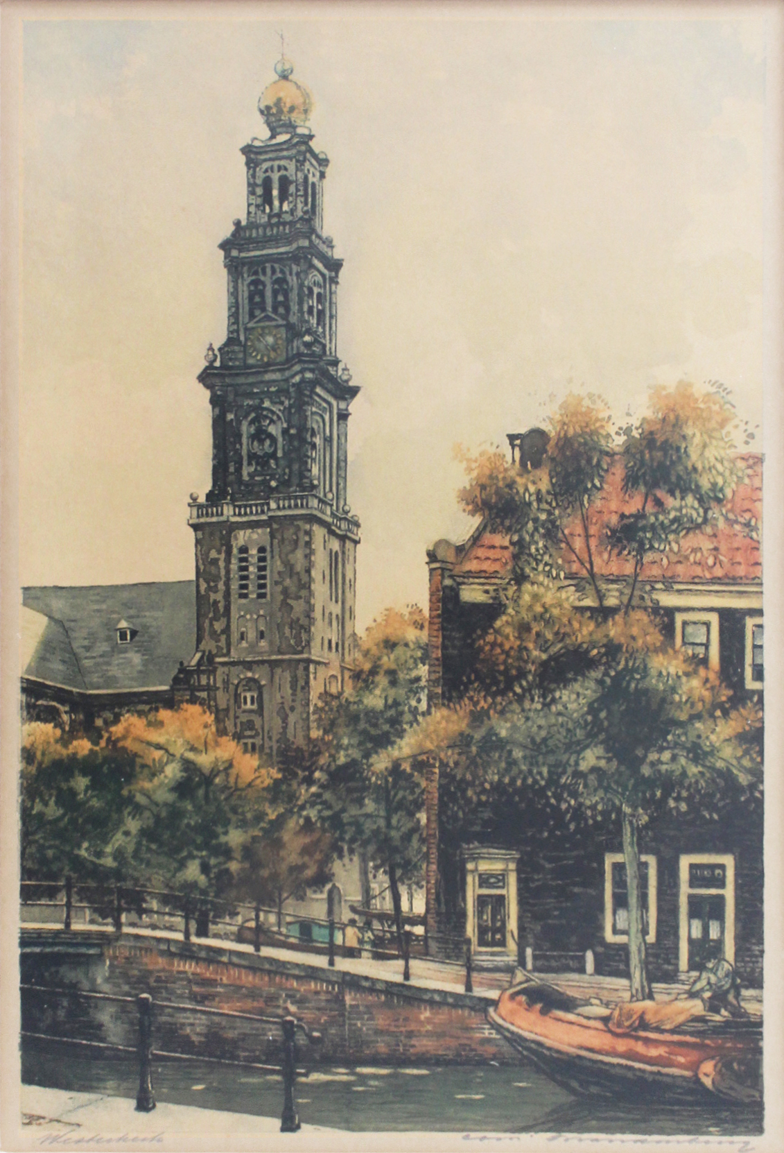 Cornelis Brandenburg - Westerkerk - Amsterdam verkocht voor € 35!