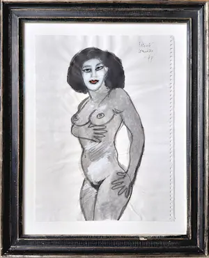 Corneille - Félicité, gemengde techniek op papier (mooi ingelijst) kaufen? Bieten Sie von 950!