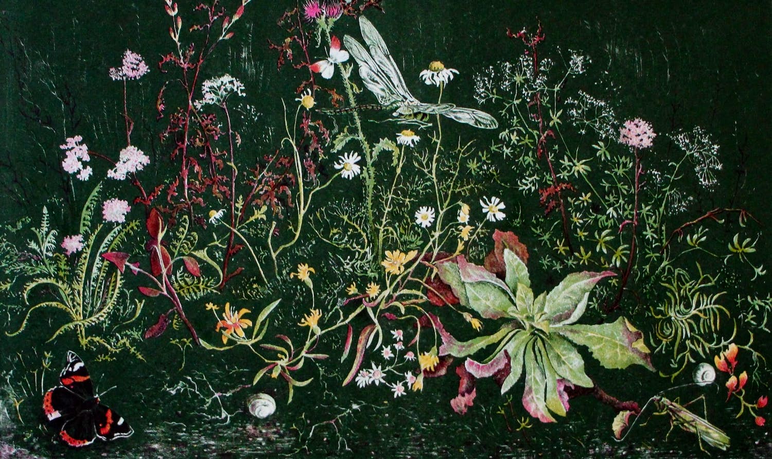 Wim Schuhmacher - Kleurenlitho uit de Schildersprenten serie verkocht voor € 40!