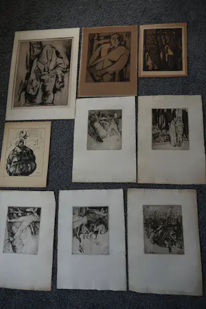 Henri Ramah - Mooie collectie 32 etsen. kopen? Bied vanaf 450!