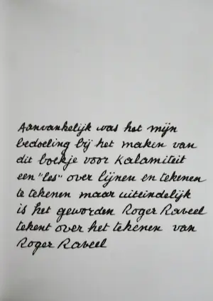 Roger Raveel - tekent over het tekenen van Roger Raveel kopen? Bied vanaf 250!