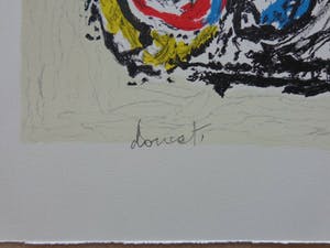 Jacques Doucet - COBRA / KLEURLITHO / 65x50cm / SIG kopen? Bied vanaf 60!