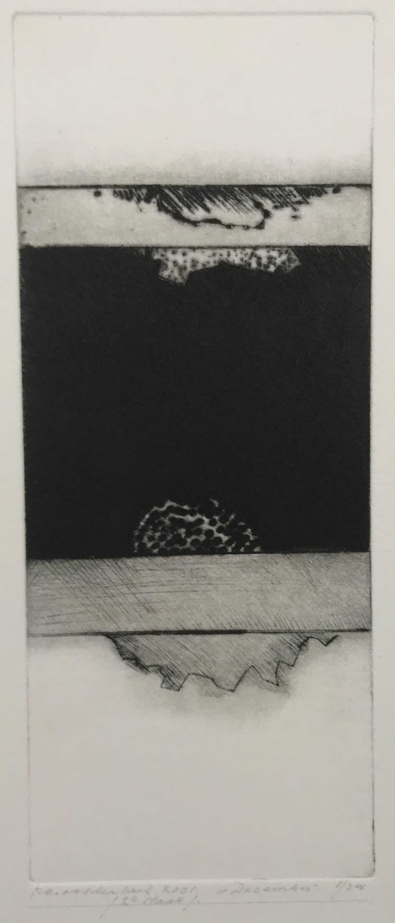 Ko Oosterkerk - droge naald ets, titel "December" kopen? Bied vanaf 50!