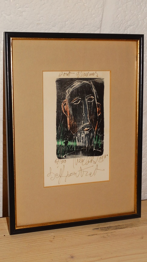 Maurits Verbist -  "zelfportret" verkocht voor € 50!