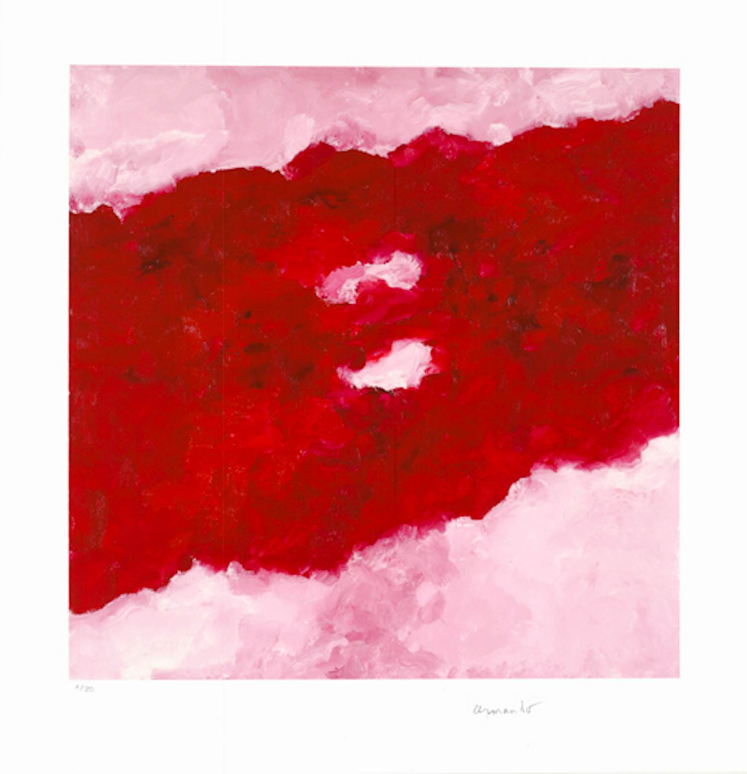Armando - Kleurengiclee ROTES BILD Handgesigneerd 25 exemplaren kopen? Bied vanaf 159!