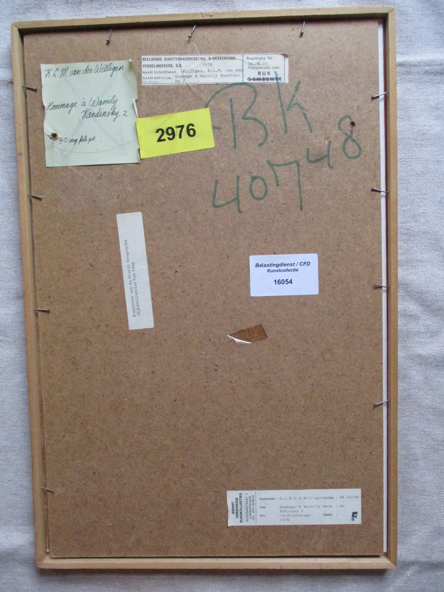 Kedi van der Willigen - Hommage à Wassily Kandinsky 2 kopen? Bied vanaf 45!