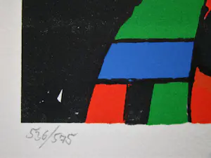 Joan Miro - Hommage à San Lazzaro - Originele lithografie - 1975 kopen? Bied vanaf 100!
