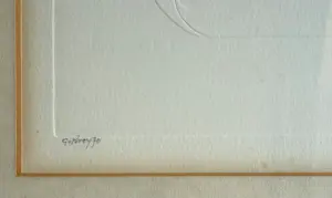 Gerard van Rooy - handgesigneerde ets/blinddruk | 'Hoogstandje' | 1970 (INGELIJST) kopen? Bied vanaf 70!