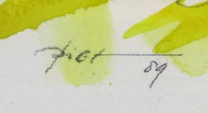 Piet Snoeren - Aquarel, Boslandschap kopen? Bied vanaf 1!