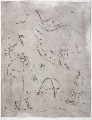 Henk Visch - Ets, In een onbewaakt zwijgen kopen? Bied vanaf 1!