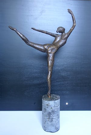 Brons (Onbekend) - Ballerina in brons , fraai beeld! kopen? Bied vanaf 150!