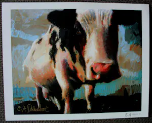 Peter Donkersloot - Offset litho: Koe kopen? Bied vanaf 59!