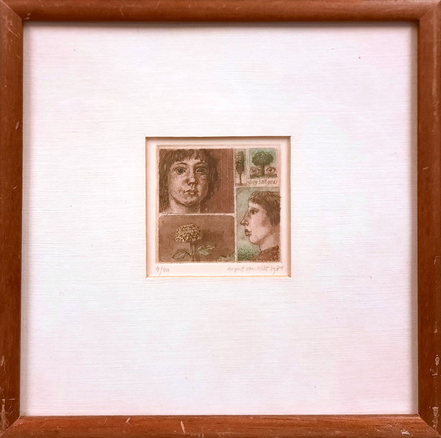 Wout van Vliet - kleurets 'Oog in 't Gras 4/20' - 302-B verkocht voor € 65!