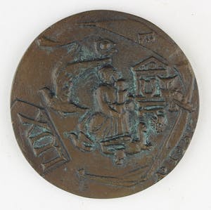 Paul Gregoire - Bronzen penning: Europa, 1957 kopen? Bied vanaf 60!