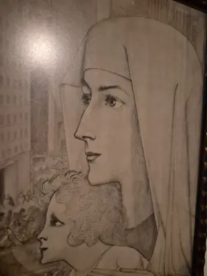Jan Toorop - MADONNA 1927 en GELOOF EN LOON 1902 kaufen? Bieten Sie von 45!