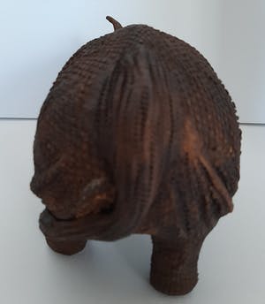 Curiosa - Neushoorn van anaconda leder - antiek kopen? Bied vanaf 1!