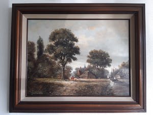 Joep Vogtschmidt - Hollands landschap kopen? Bied vanaf 200!