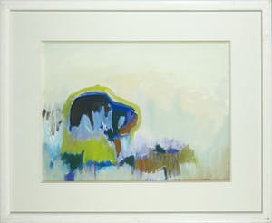 Ferd op de Coul - Gouache, Abstract landschap - Ingelijst kopen? Bied vanaf 1!