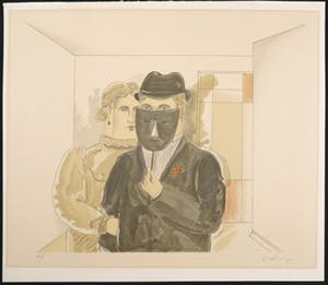 Benjamin Levy - Litho, Zonder titel kopen? Bied vanaf 1!